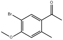 1-(5-Bromo-4-methoxy-2-methylphenyl)ethanone Structure